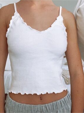 Brandy Melville Nicolette Ruffle Tank